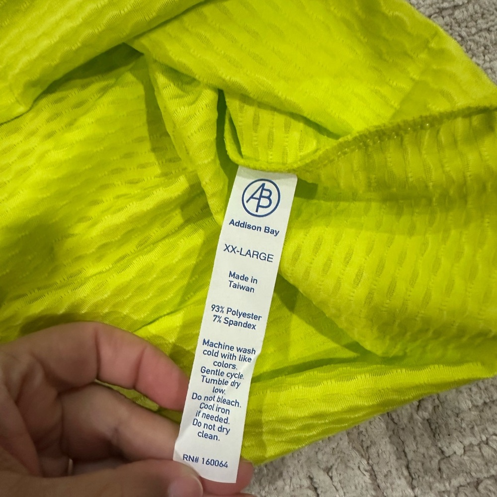 Addison Bay Neon Yellow Tank Top - Picture 9 of 10